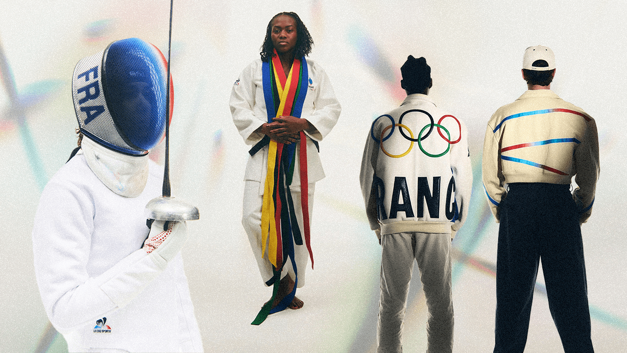 The French National Team's uniforms for the Paris 2024 Olympics, designed by Stephane Ashpool